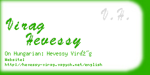 virag hevessy business card